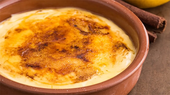 Crème brûlée crème catalane